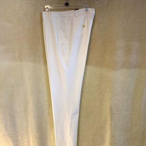 Jones New York White satin lined pants size 10